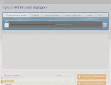 Tablet Screenshot of operedelproprioingegno.com